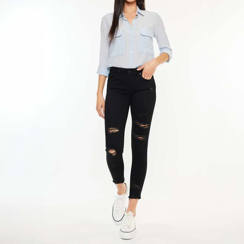 The Hazy Mid Rise Skinny Jeans