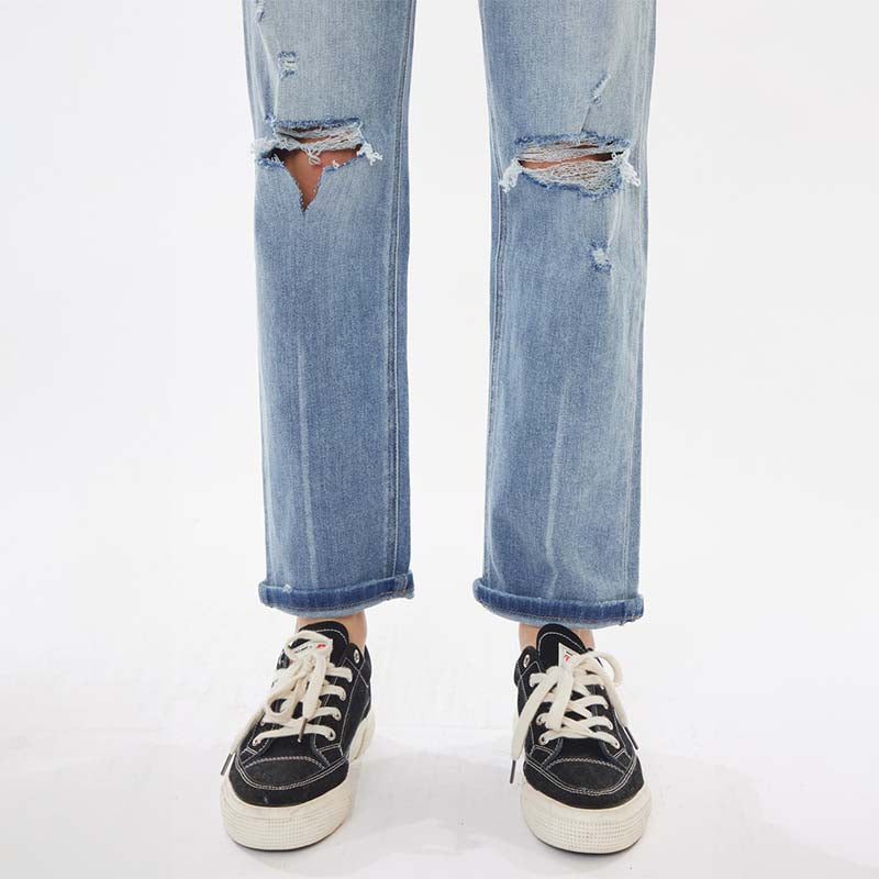 The Tina High Rise Straight Jeans