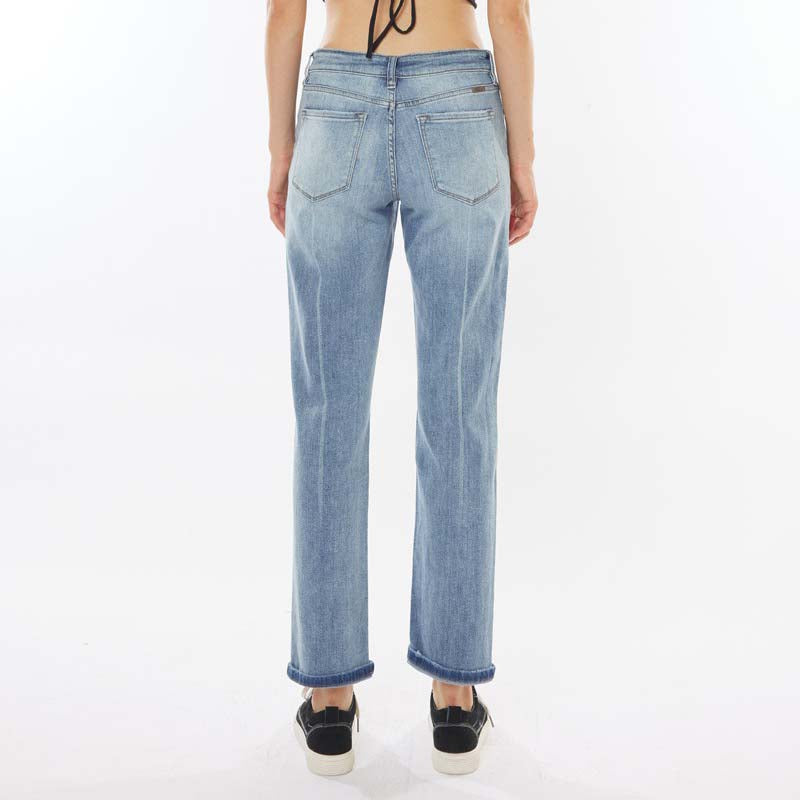 The Tina High Rise Straight Jeans