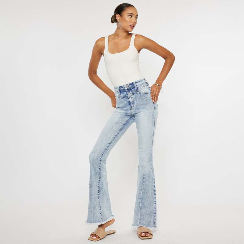 High-Rise Flare Jeans