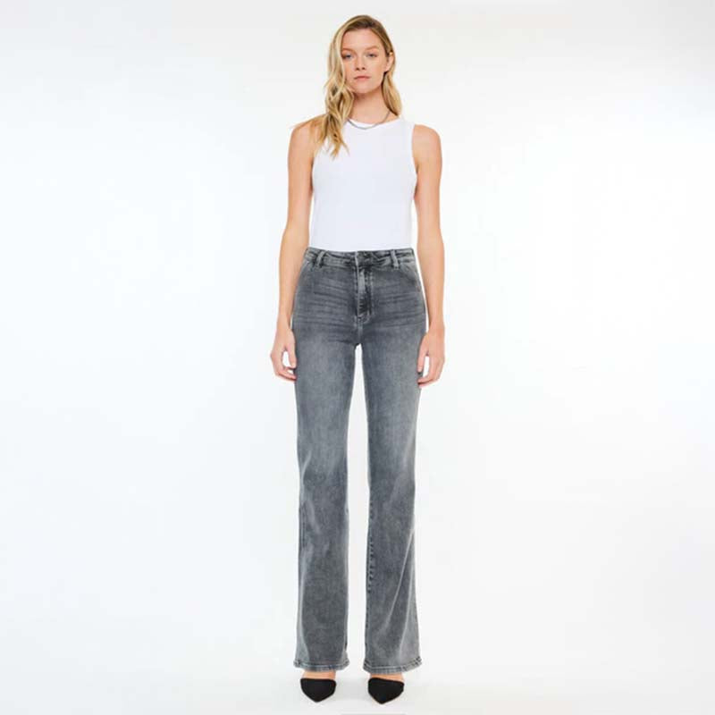 The High Rise Wide Flare Jeans