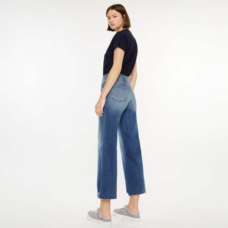 The Shelly Wide Crop Jeans