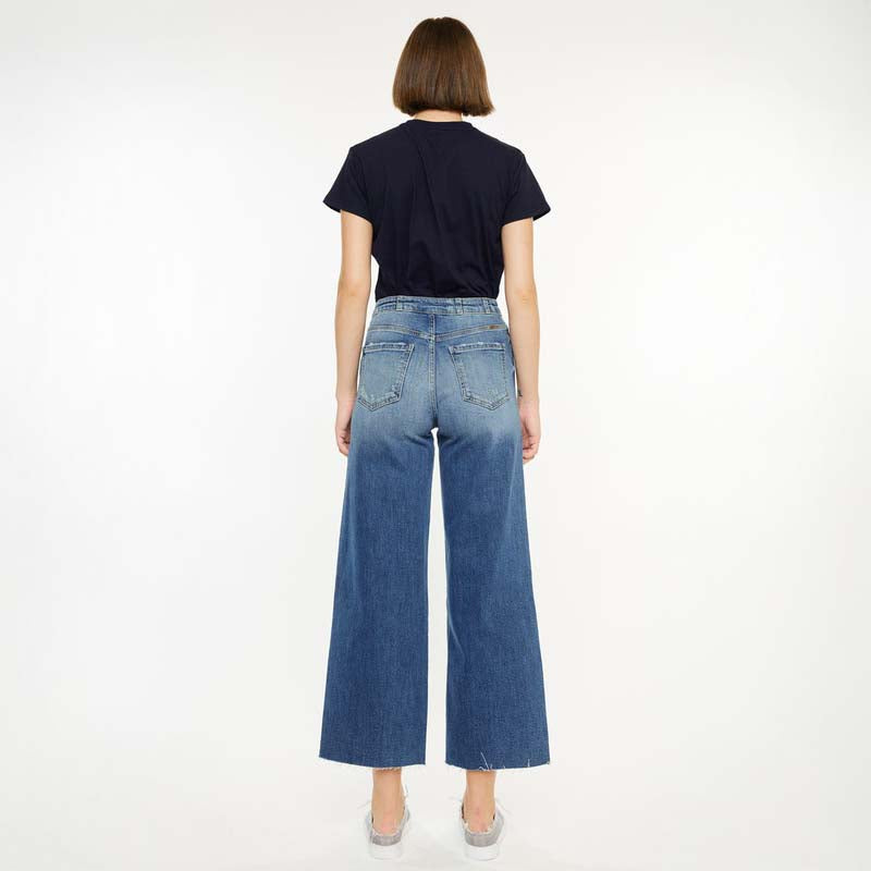 The Shelly Wide Crop Jeans