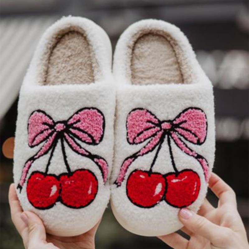 Cherry Bows Slippers