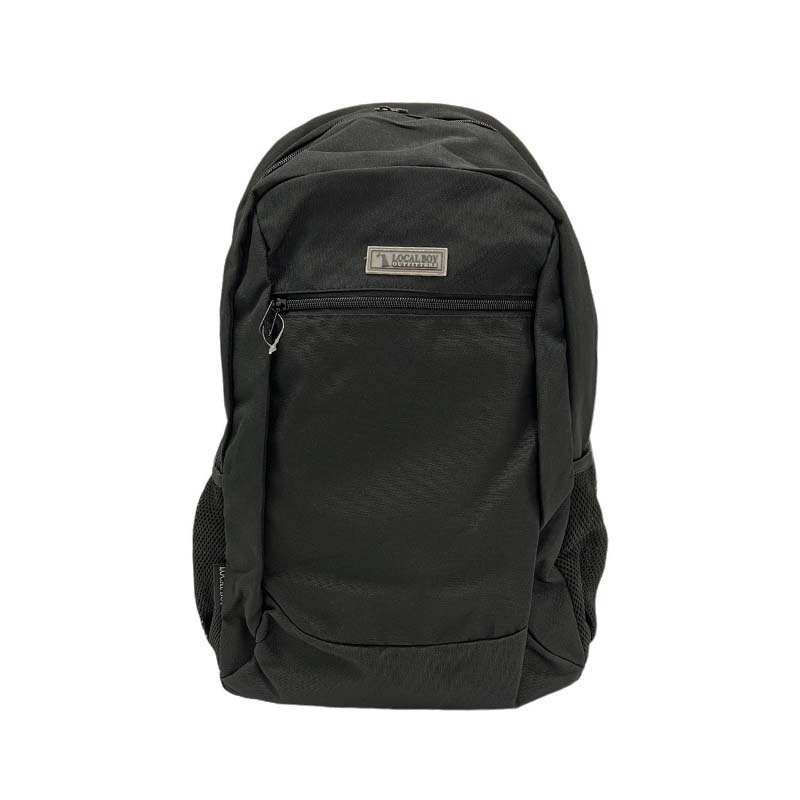 LBO Solid Black Backpack