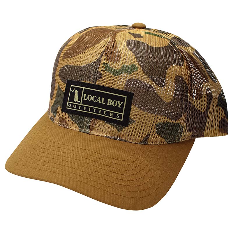 Mesh Woven Label Patch Hat