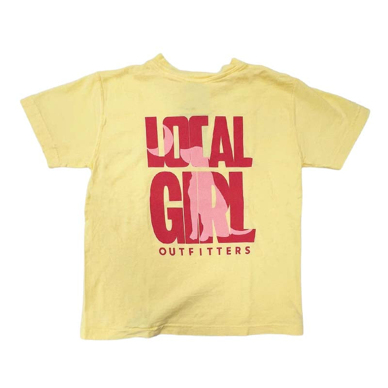 Local Girl Youth Large Text Short Sleeve T-Shirt