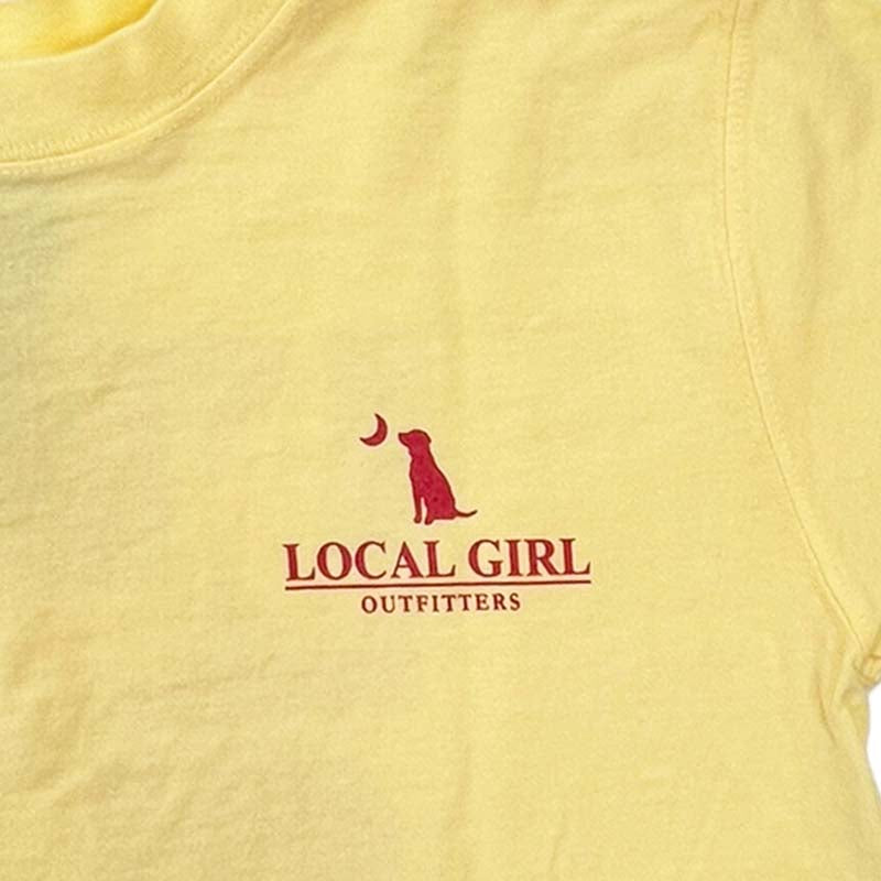 Local Girl Youth Large Text Short Sleeve T-Shirt