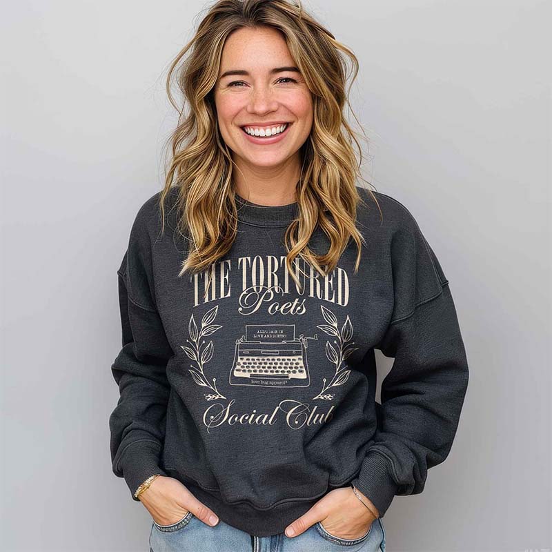 Tortured Poets Crewneck Sweatshirt