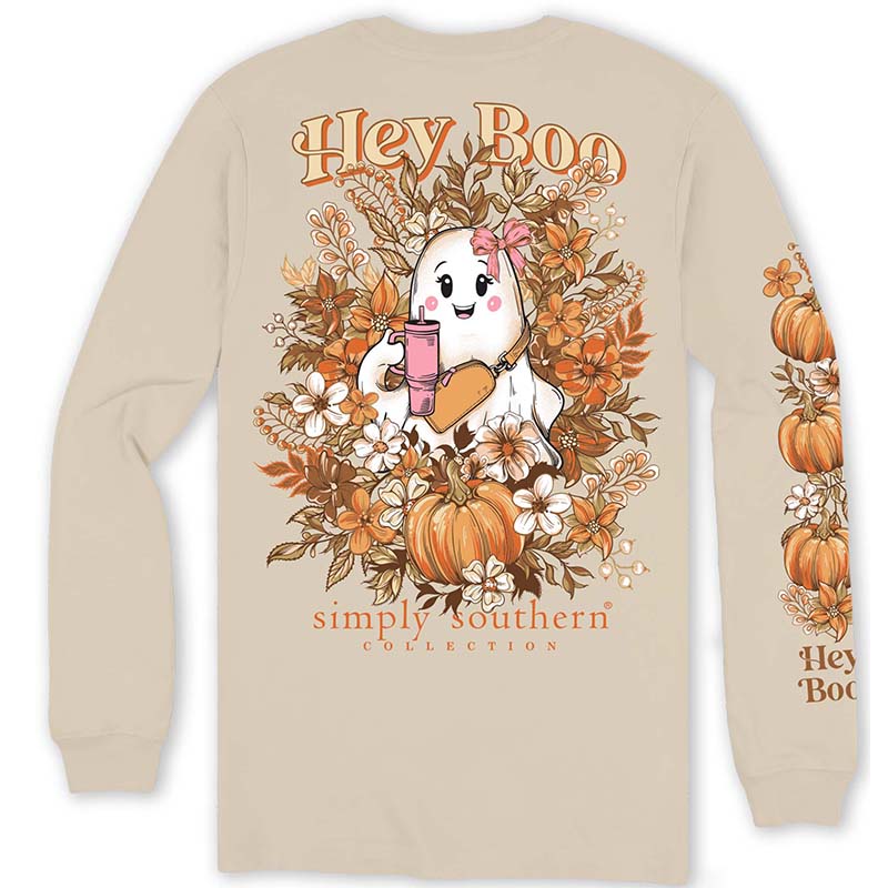 Hey Boo Long Sleeve T-Shirt