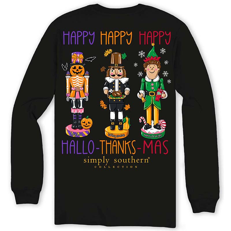 Happy Hallo-Thank-Mas Long Sleeve T-Shirt