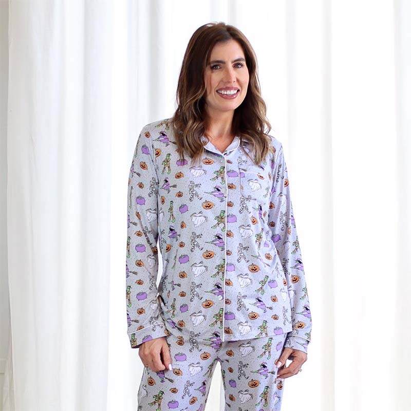 Women's Who's Your Mummy Long Sleeve Pajama Shirt