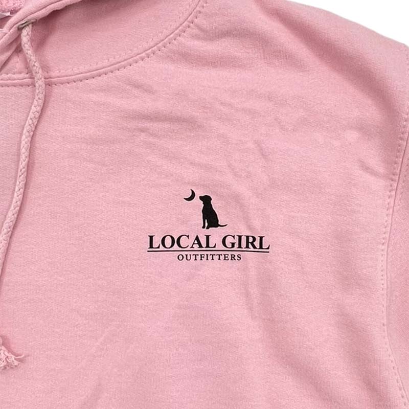 Local Girl Founder Flag Hoodie in Pink