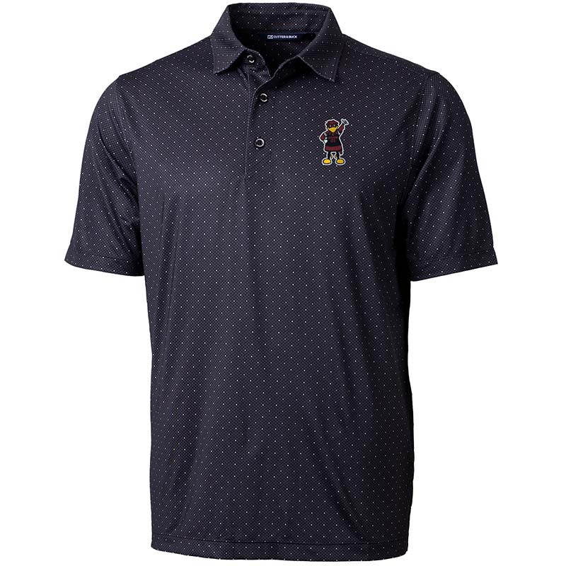 USC Double Dot Printed Stretch Polo