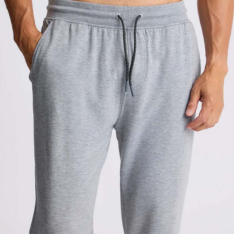 Bamboo Lightweight Fleece Jogger in heather grey