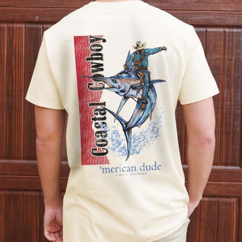 Men&#39;s Costal Cowboy Short Sleeve T-Shirt