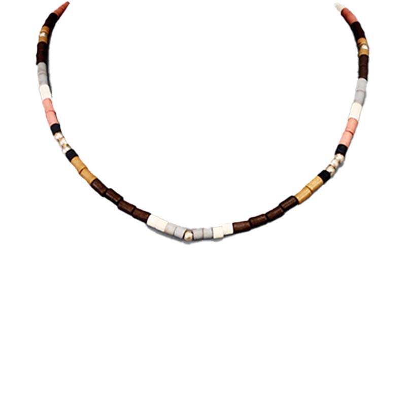 Golden Stella Brown Multi Necklace | Palmetto Moon