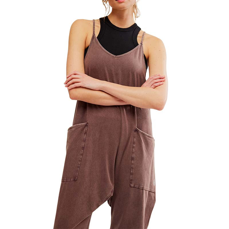 FP Movement Hot Shot Onesie in Dark Espresso