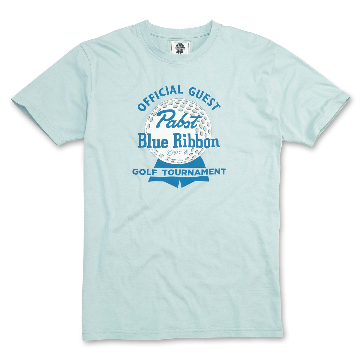 Make yourself known with this &quot;Official Guest - Golf Tournament&quot; design, paired with the classic PBR logo for a fun, laid-back vibe. Made from soft, breathable fabric, it&#39;s perfect for casual wear and showing off your love for the iconic brand. Color light blue, sizes S-XXL, 100% cotton