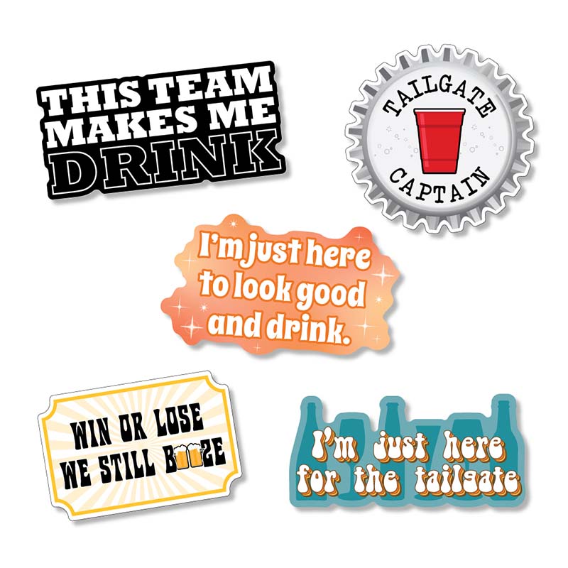 Drinks Well With Others Sticker 5 Pack