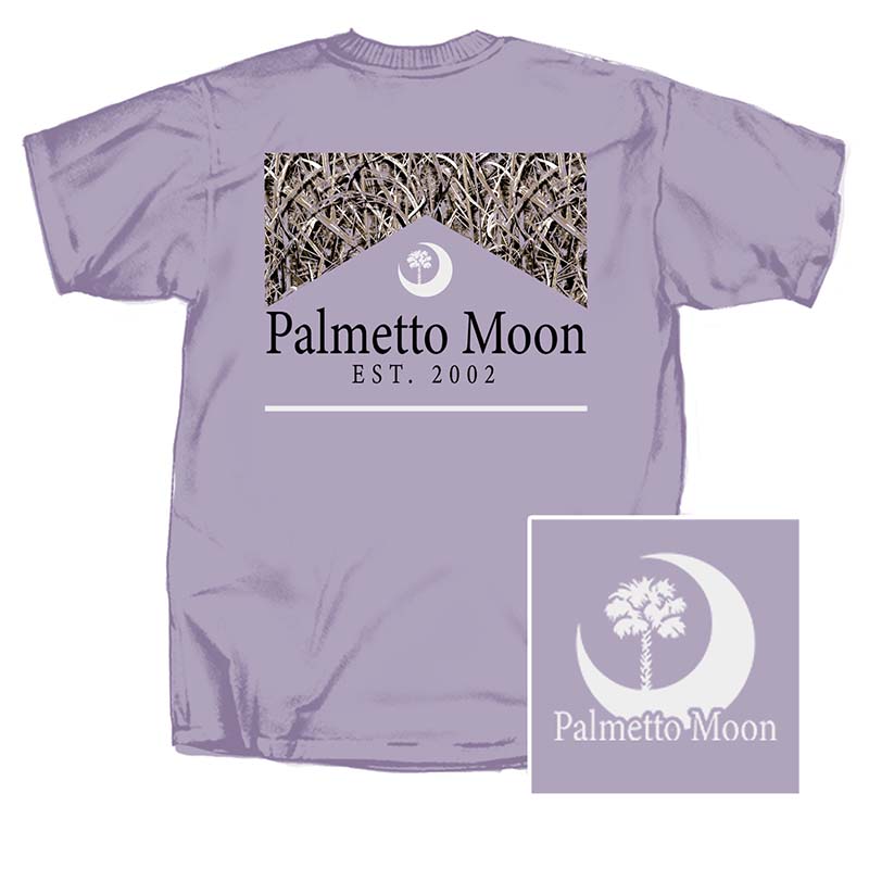 Camo Label Short Sleeve T-Shirt in in Orchid
