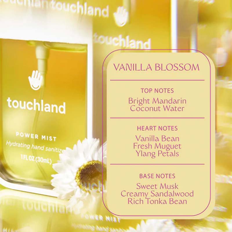 Vanilla Blossom 30ml Power Mist Hand Sanitizer