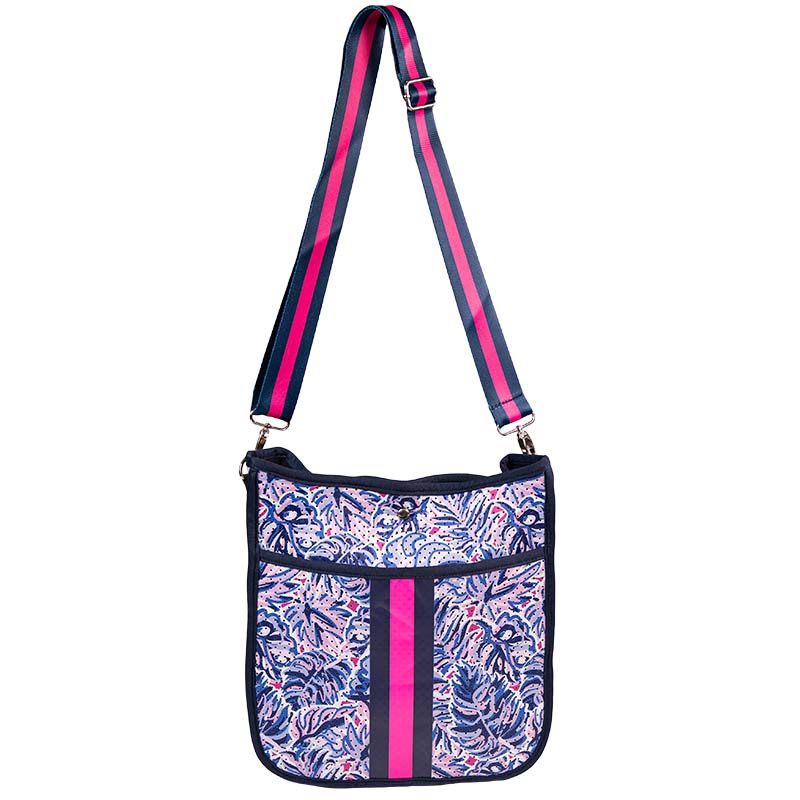 Large Printed Crossbody Neoprene Purse