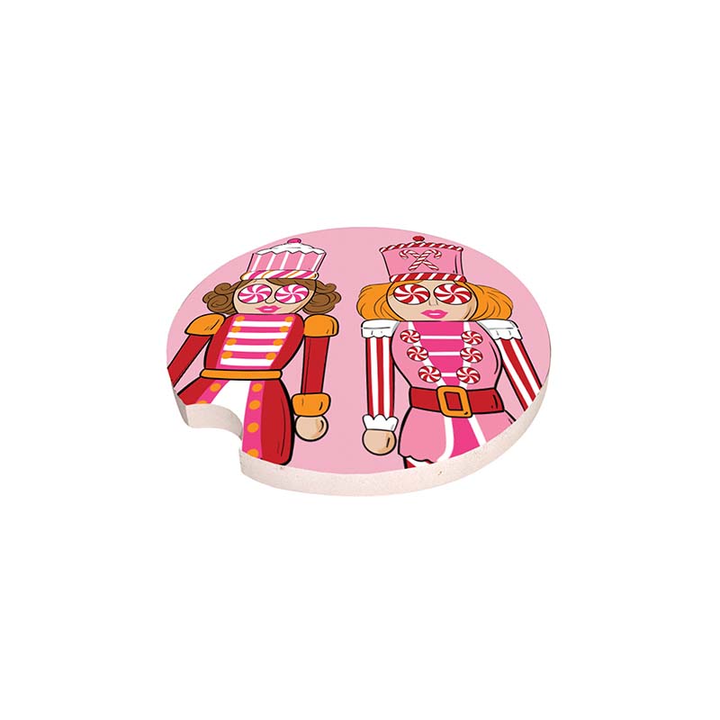 Simply Christmas Car Coaster in Candy Nutcracker 