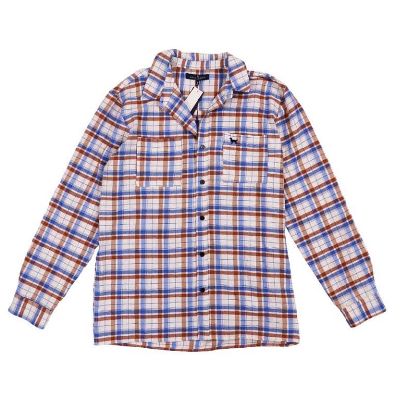 Men&#39;s Plaid Shacket in Brown