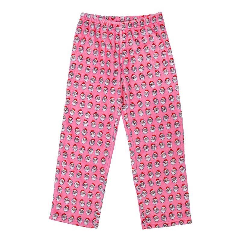 Women&#39;s Fleece Santa Pajama Pants