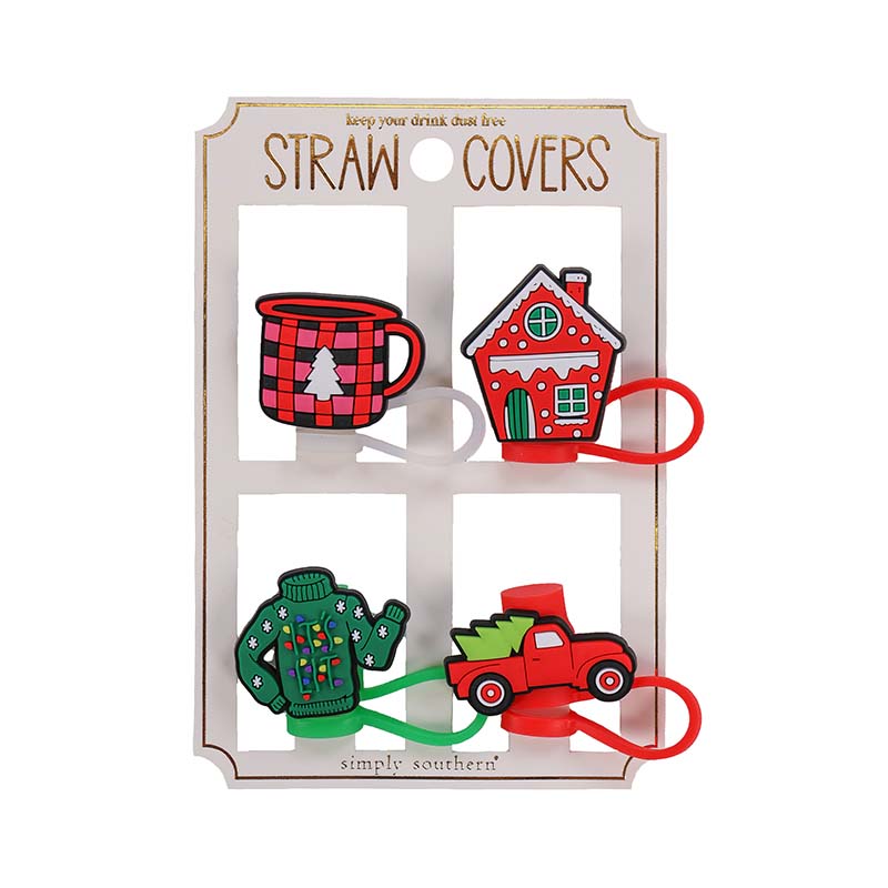 Mug Straw Topper Set