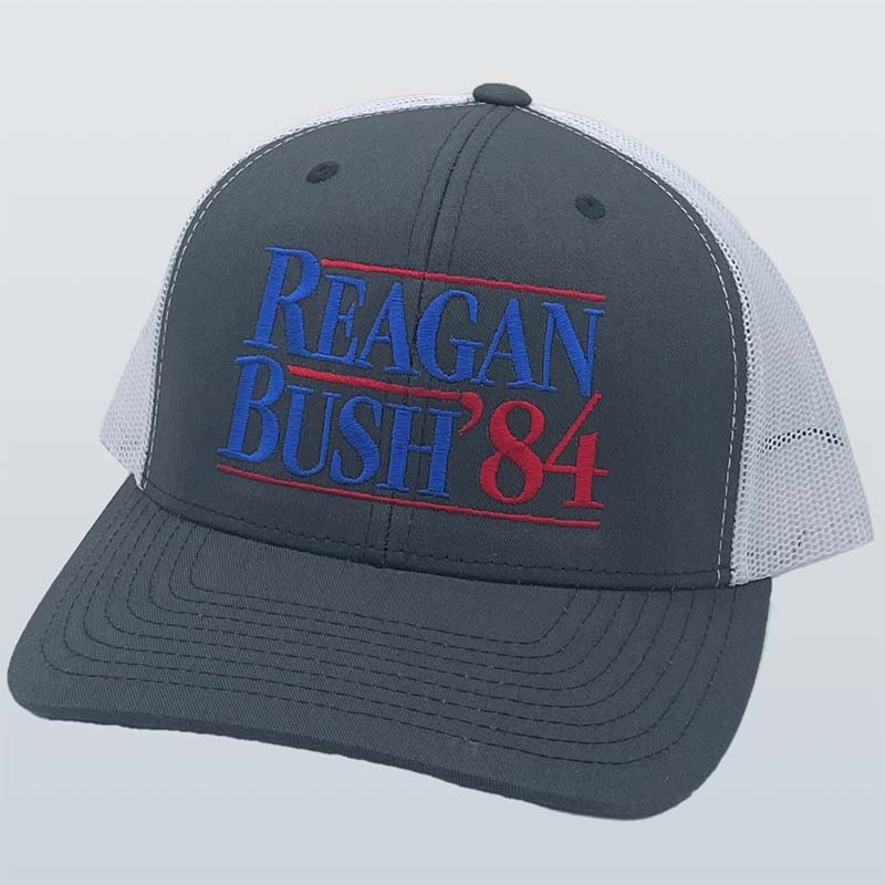 Reagan Bush 84 Dad Hat - White