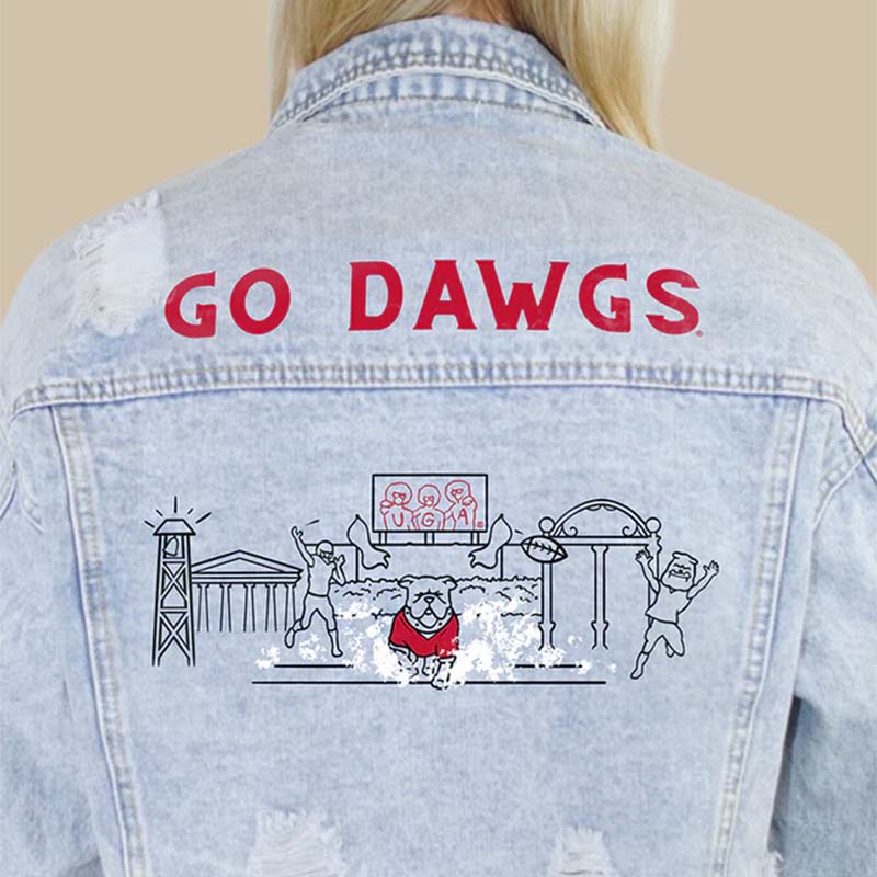 UGA Campus Denim Jacket