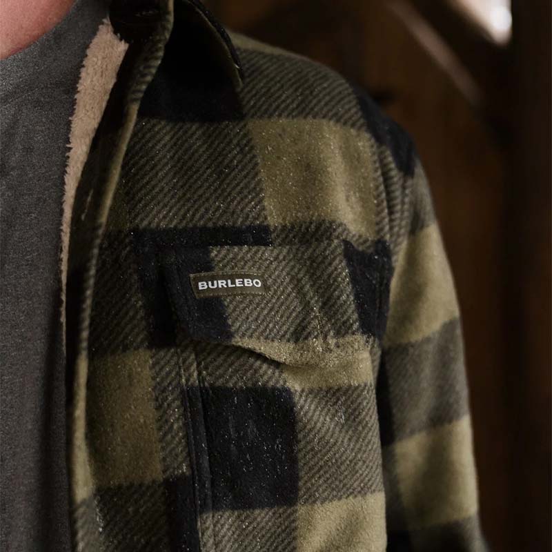 Plaid Shacket in Mallard Green Plaid