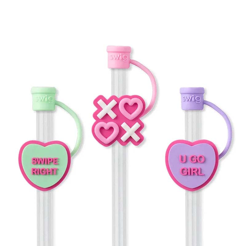 Be Mine Straw Topper Set