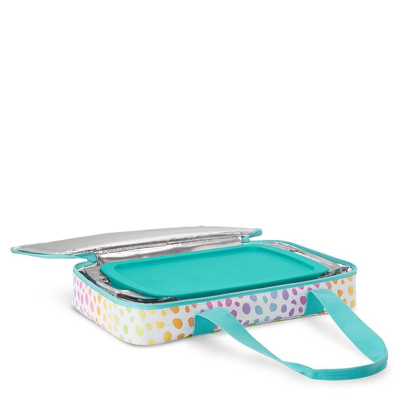 Blue Foil Decor Casserole Carrier