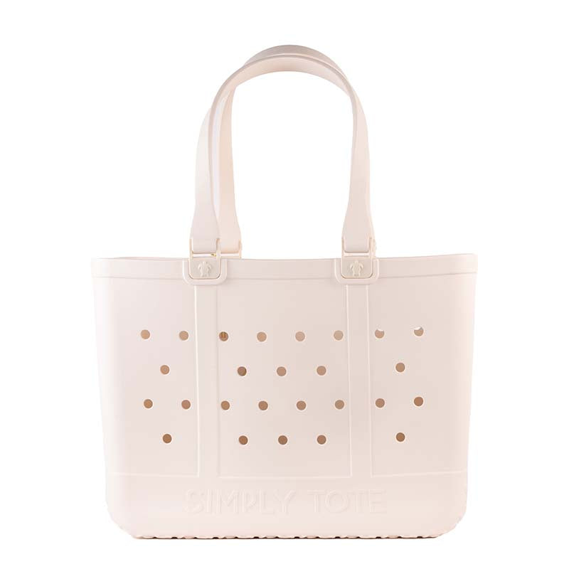 Large Tote Bag in White