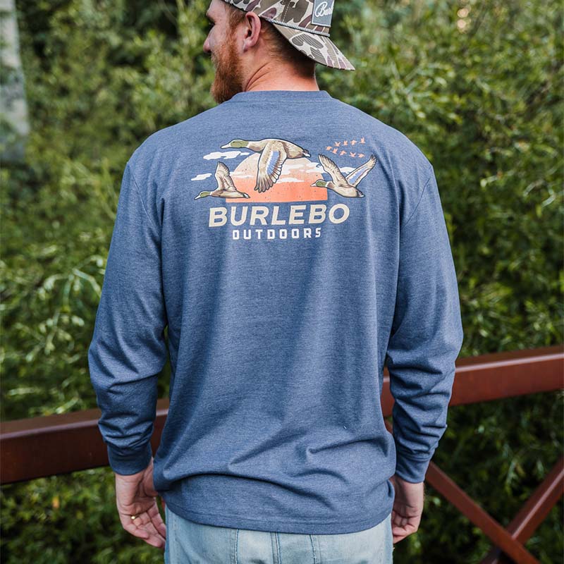 Sunset Ducks Long Sleeve T-Shirt