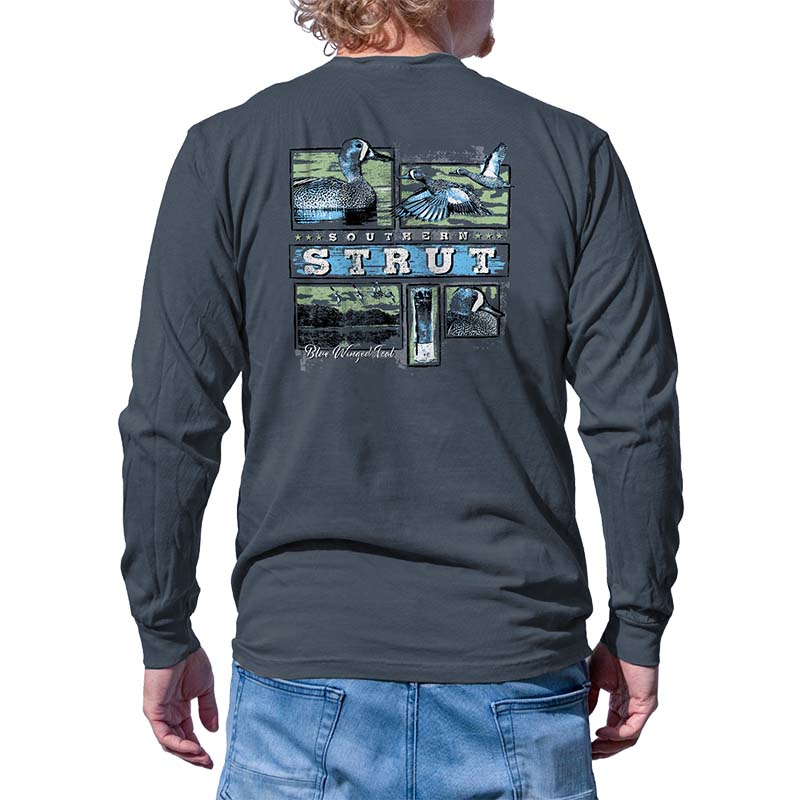 Blue Winged Teal Long Sleeve T-Shirt