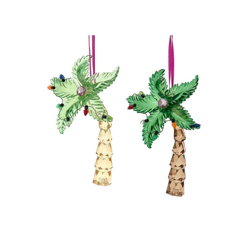 Assorted Acrylic Palm Tree Ornament