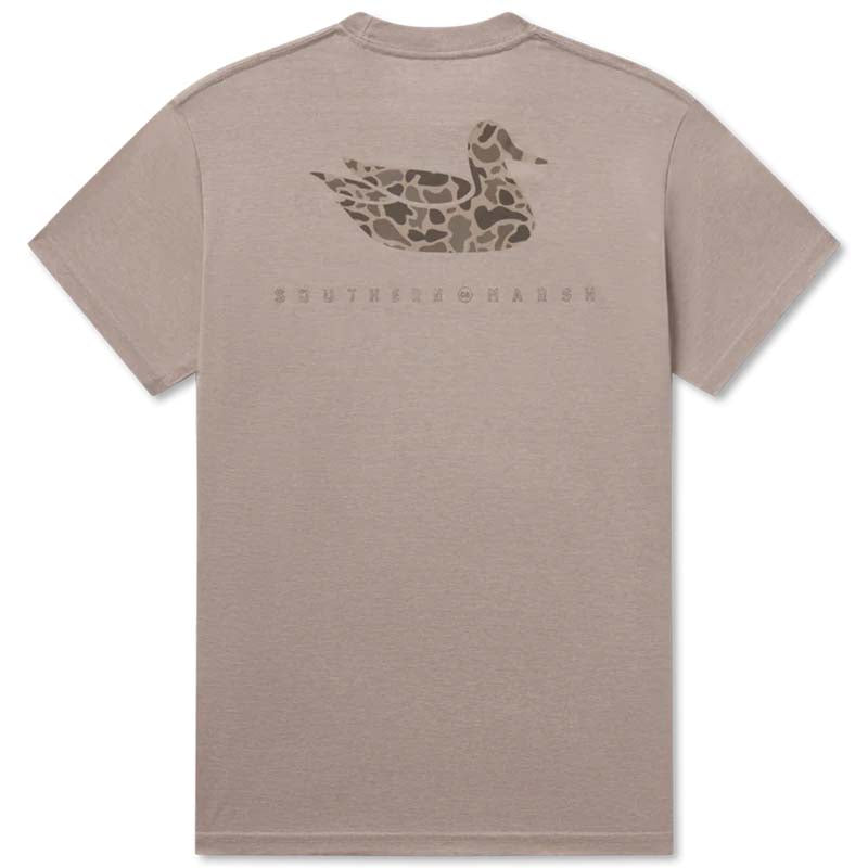 SEAWASH™ Retro Duck Originals Short Sleeve T-Shirt in burnt taupe