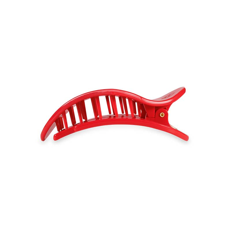 Queen of Hearts Flat Hair Clip in Red