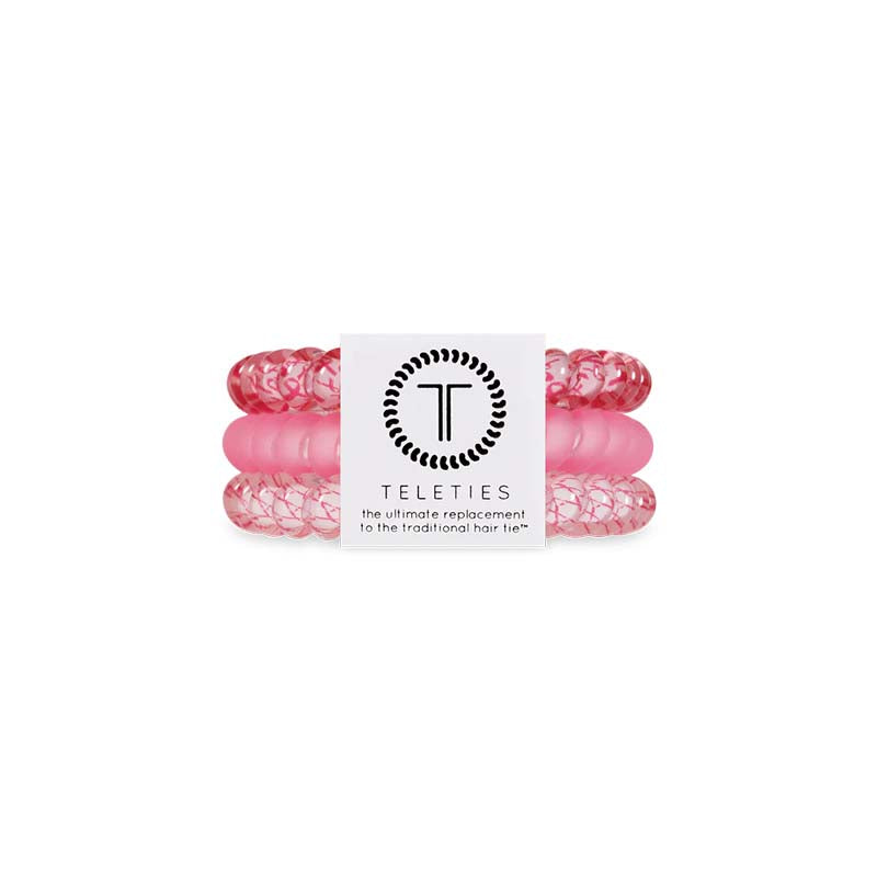 Pink and Powerful Small Hair Tie 3 Pack