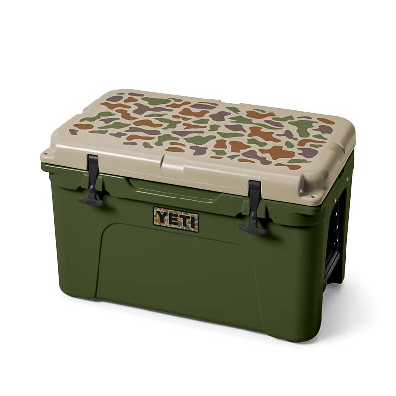 Tan Camo Tundra 45 Cooler