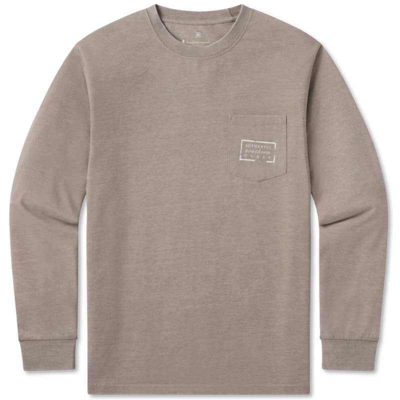 SEAWASH™ Authentic Long Sleeve T-Shirt in Burnt Taupe