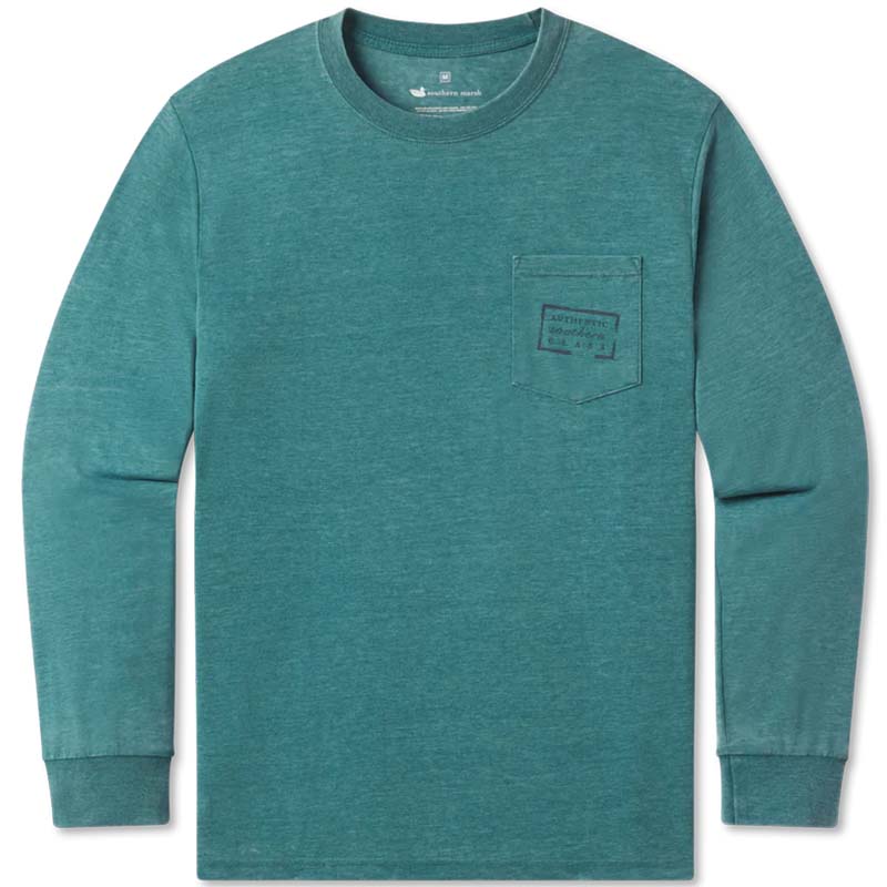 SEAWASH™ Authentic Long Sleeve T-Shirt in Dark Green