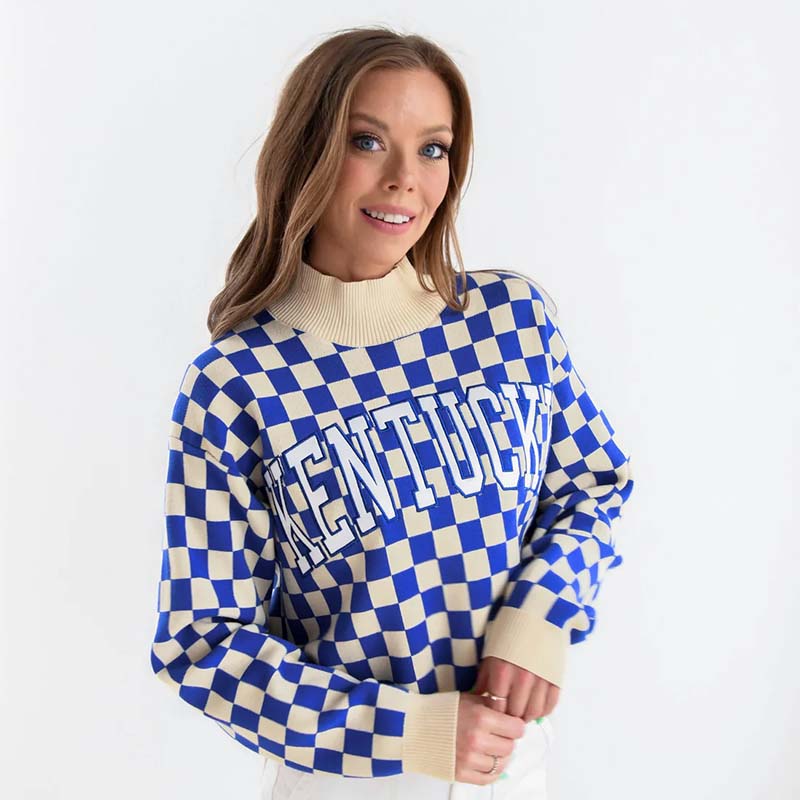 UK Checkered Sweater