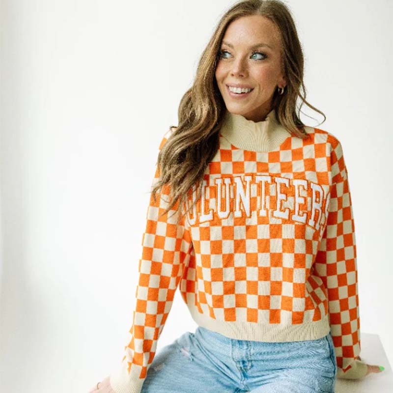 UT Checkered Sweater