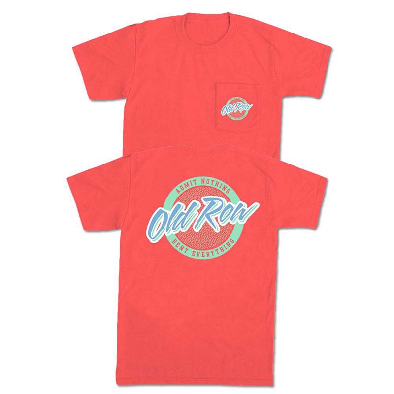 Neon Pink Garment Dye T-shirt