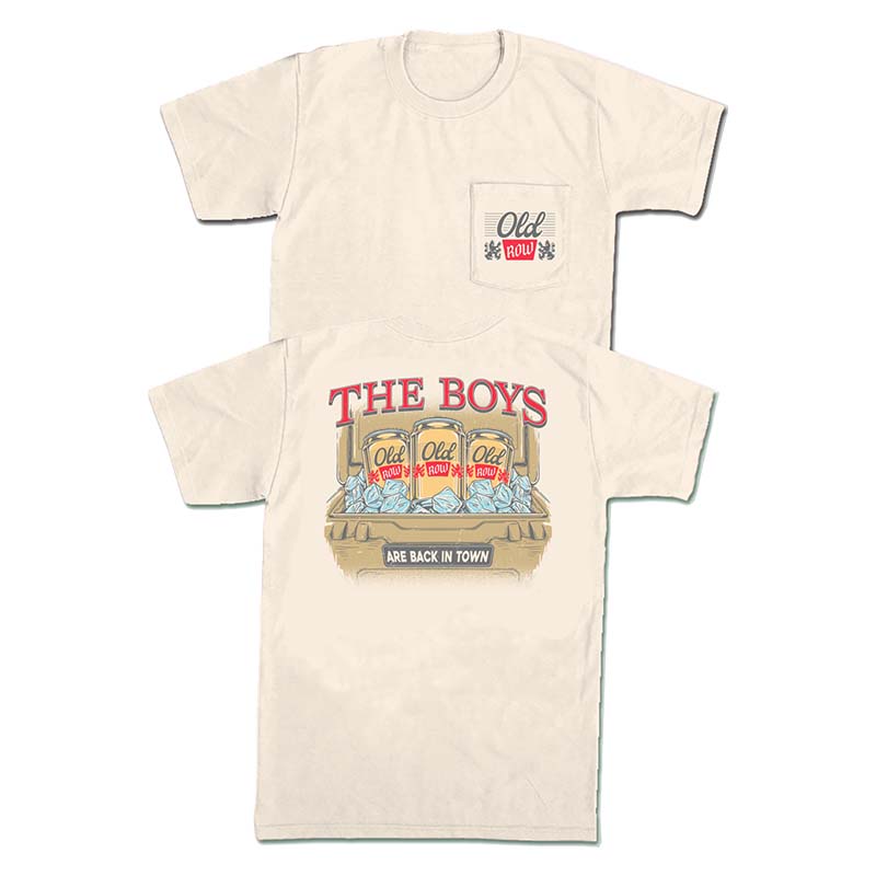 The Boys Are Back In Town Pocket Short Sleeve T-Shirt